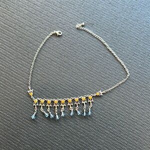 💜5 for $25 Elegant gold and blue Necklace tokyo Disney